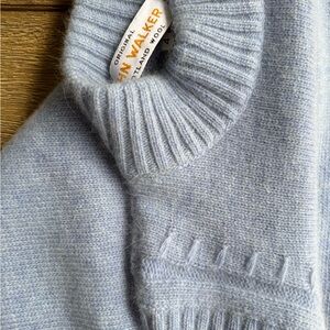Light Blue Turtleneck Sweater